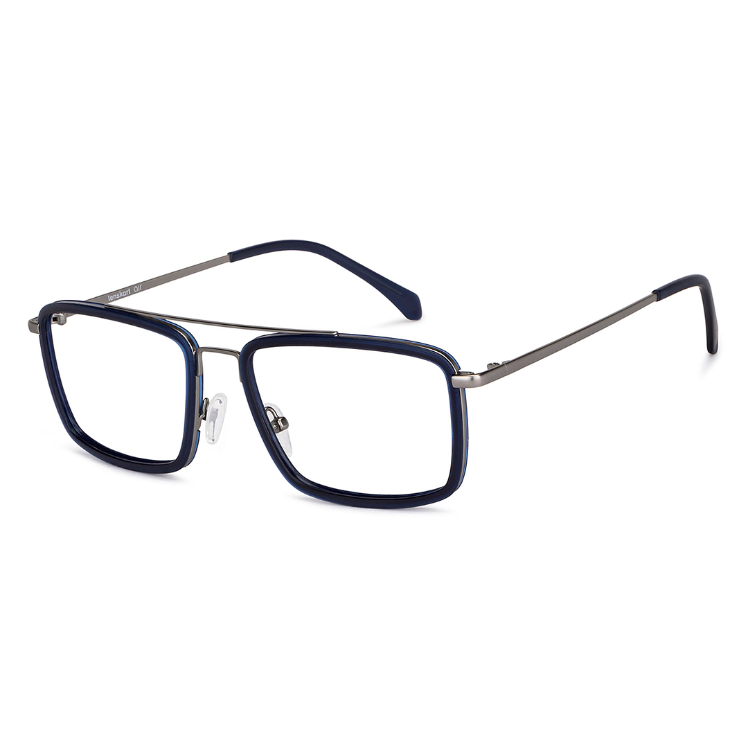Lenskart Air Online Sky Blue Full Rim Square right side