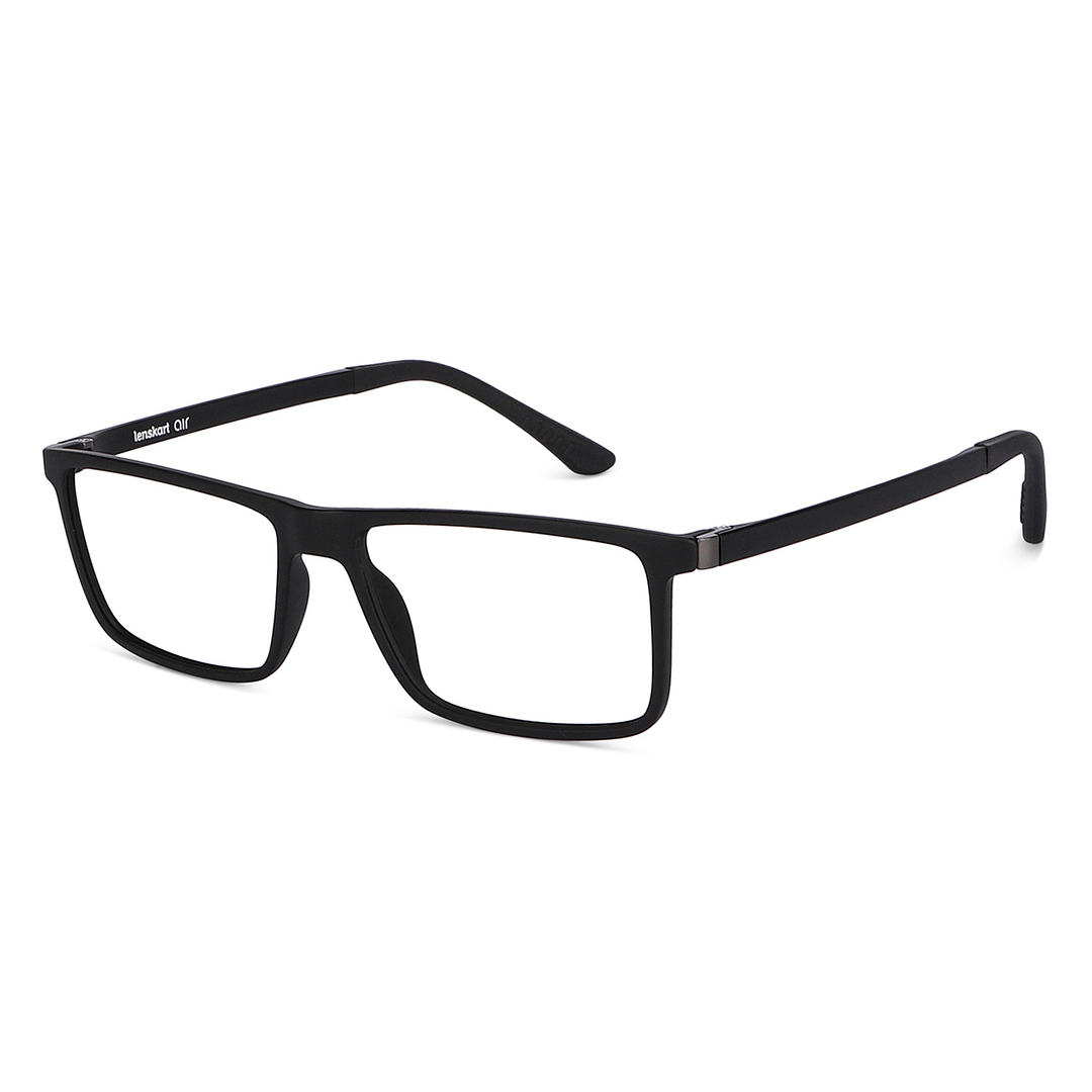Lenskart Air Online Black Full Rim Rectangle left side