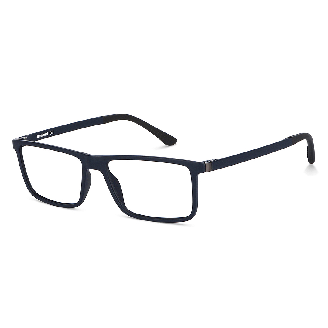 Lenskart Air Navy Blue Full Rim Rectangle right side