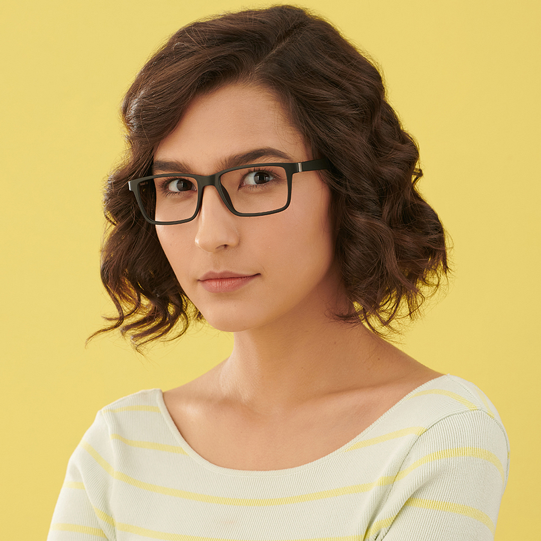 Lenskart Air Online Green Full Rim Rectangle right side