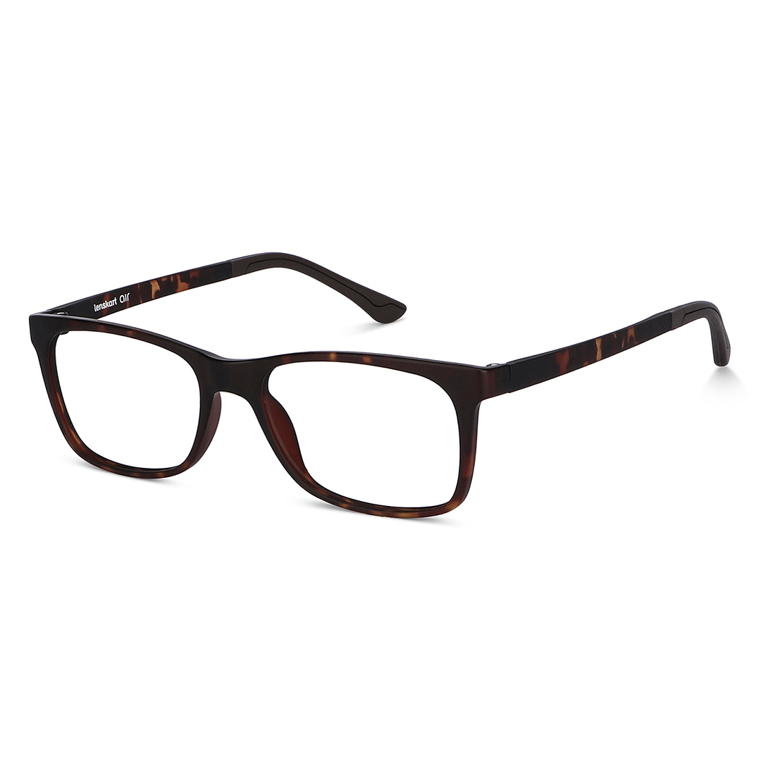 Lenskart Air Online Light Brown Full Rim Rectangle left side