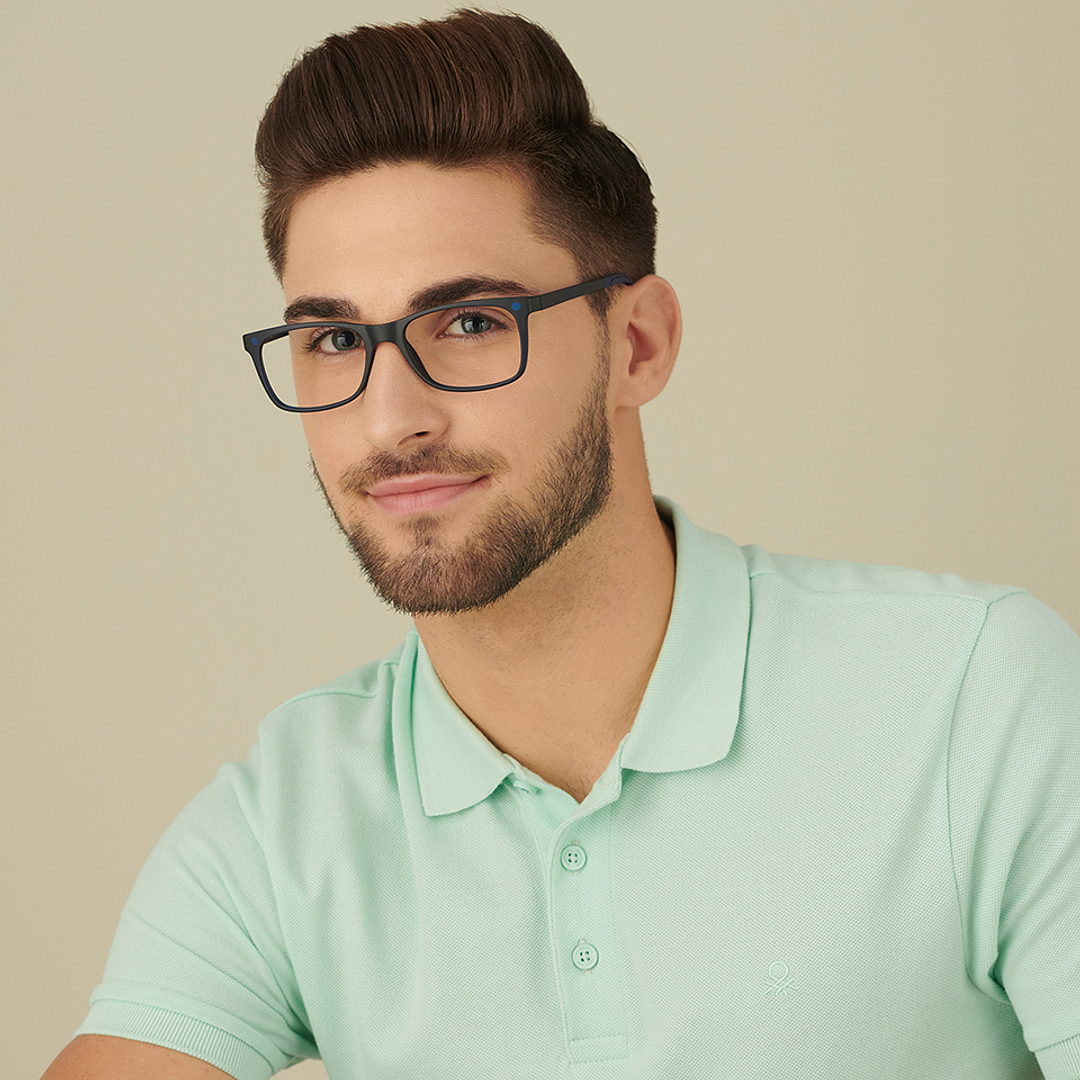 Lenskart Air Online Navy Blue Full Rim Rectangle right side