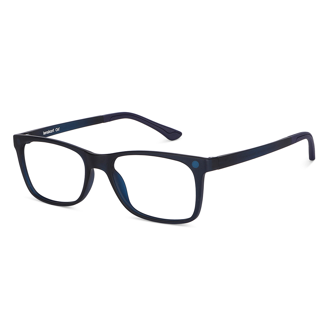 Lenskart Air Online Navy Blue Full Rim Rectangle left side