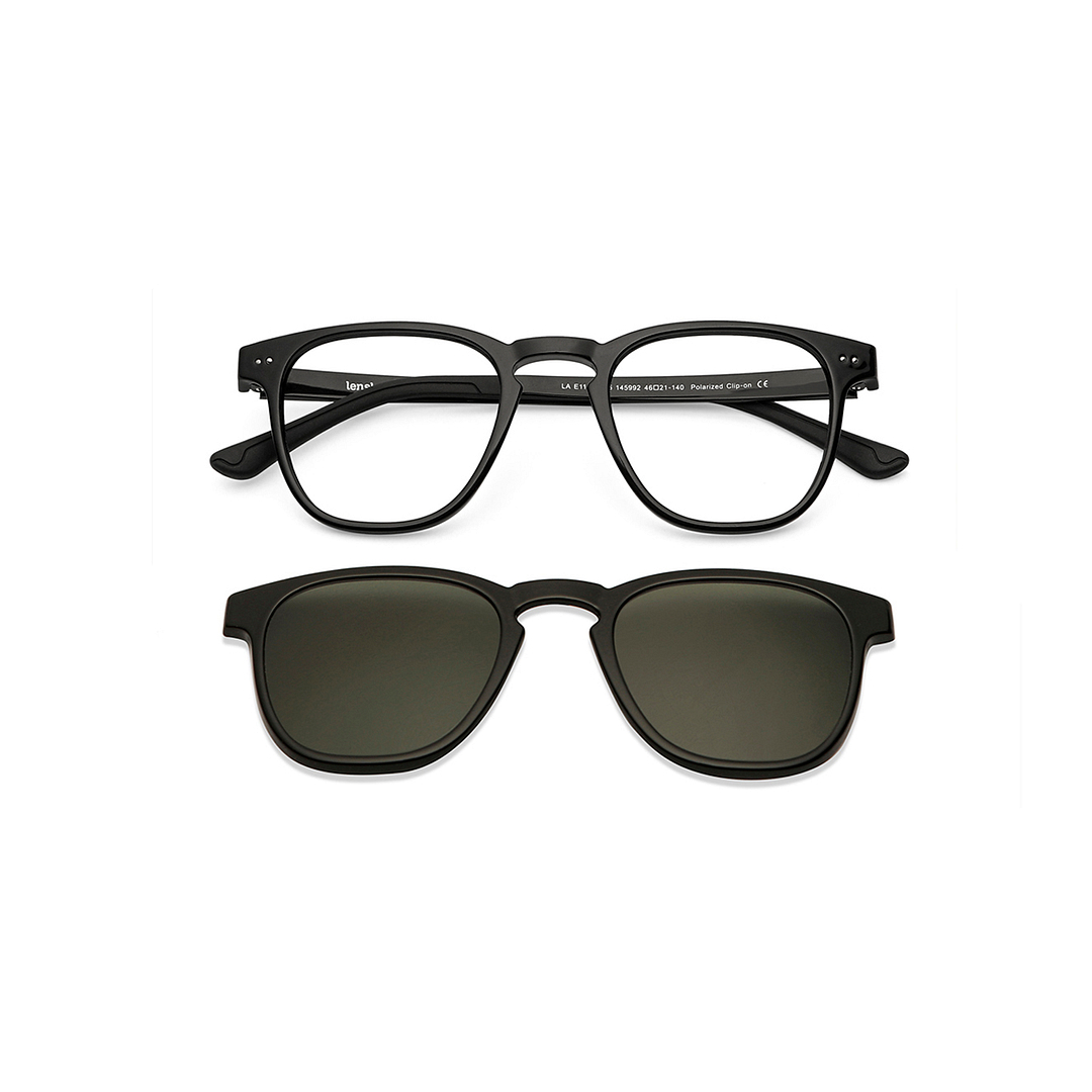 Lenskart Air Online Black Full Rim Square right side