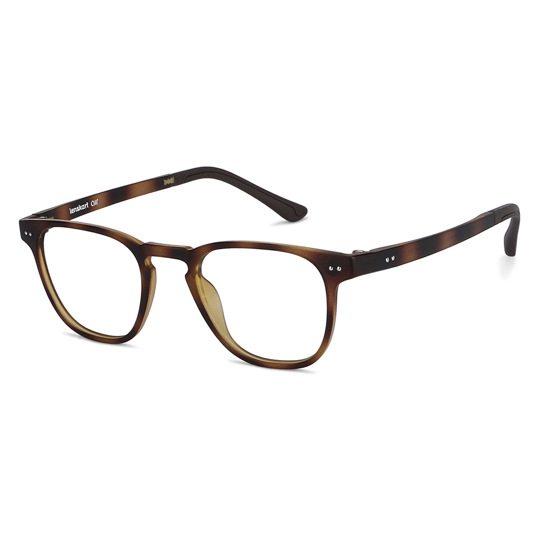 Lenskart Air Online Light Brown Full Rim Square right side