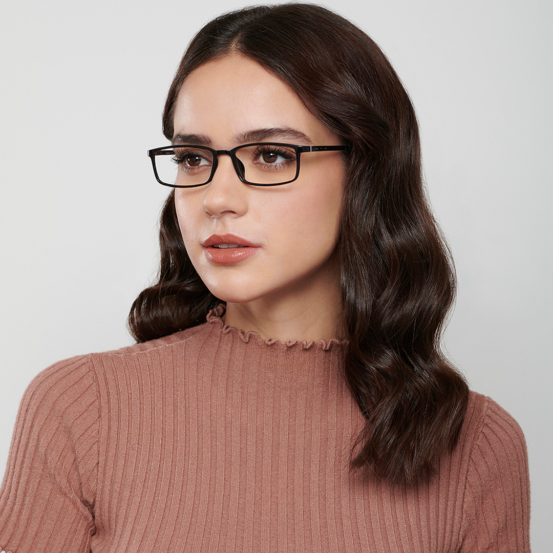 Lenskart Air Black Full Rim Rectangle right side