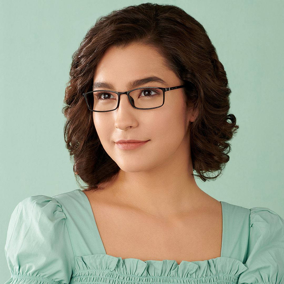Lenskart Air Online Black Full Rim Rectangle right side