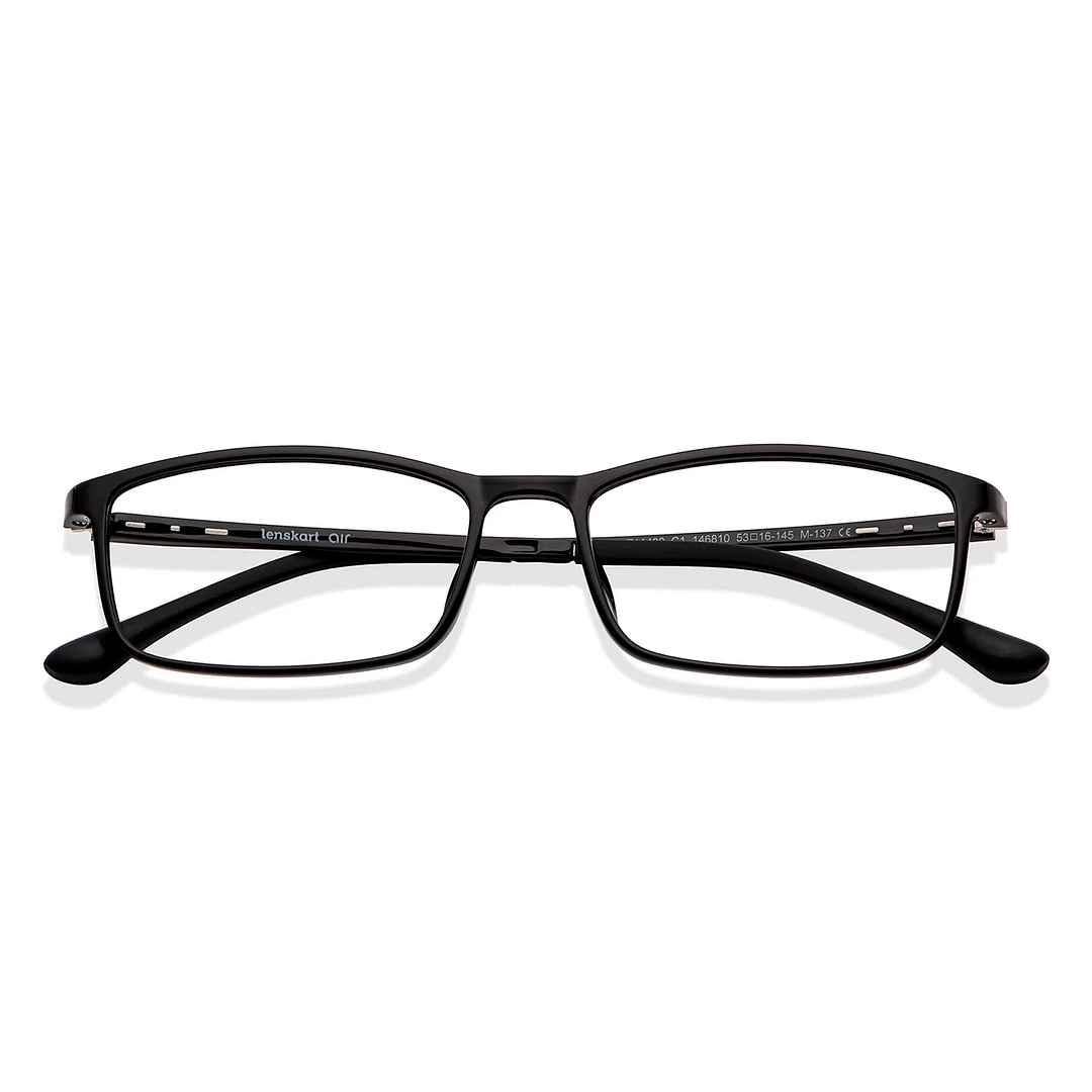 Lenskart Air Online Black Full Rim Rectangle left side