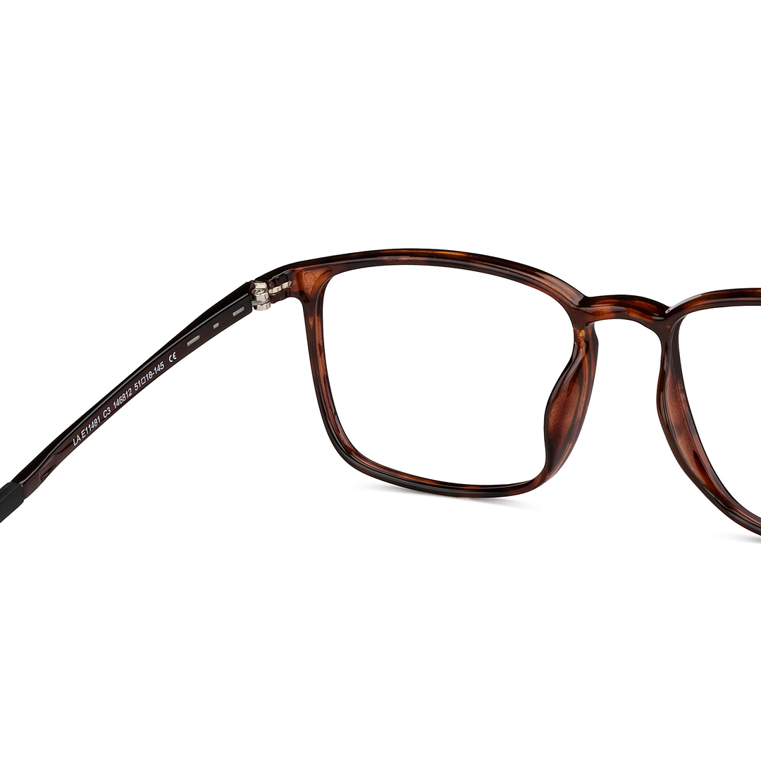 Lenskart Air Online Light Brown Full Rim Square right side