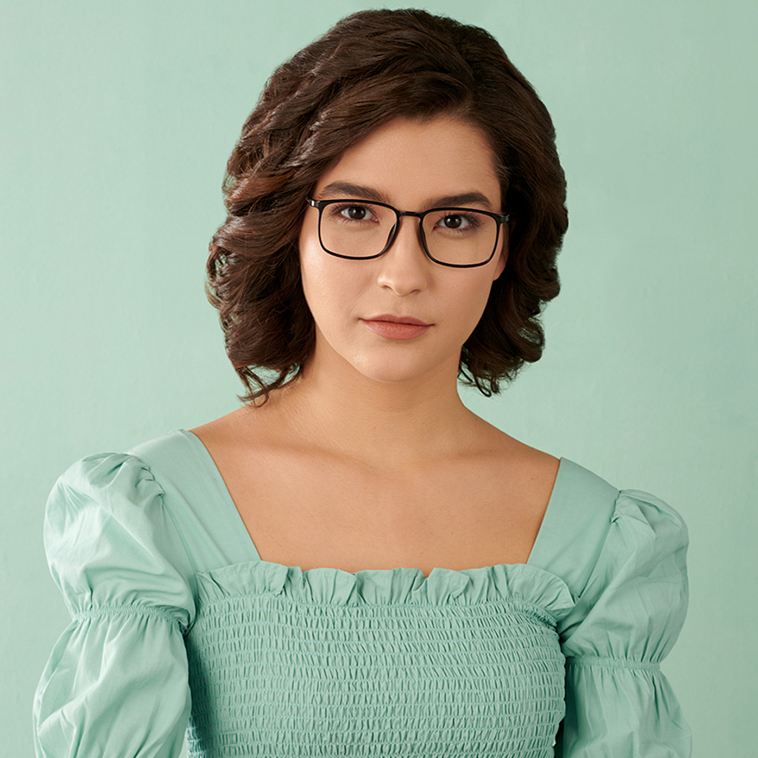 Lenskart Air Black Full Rim Square left side