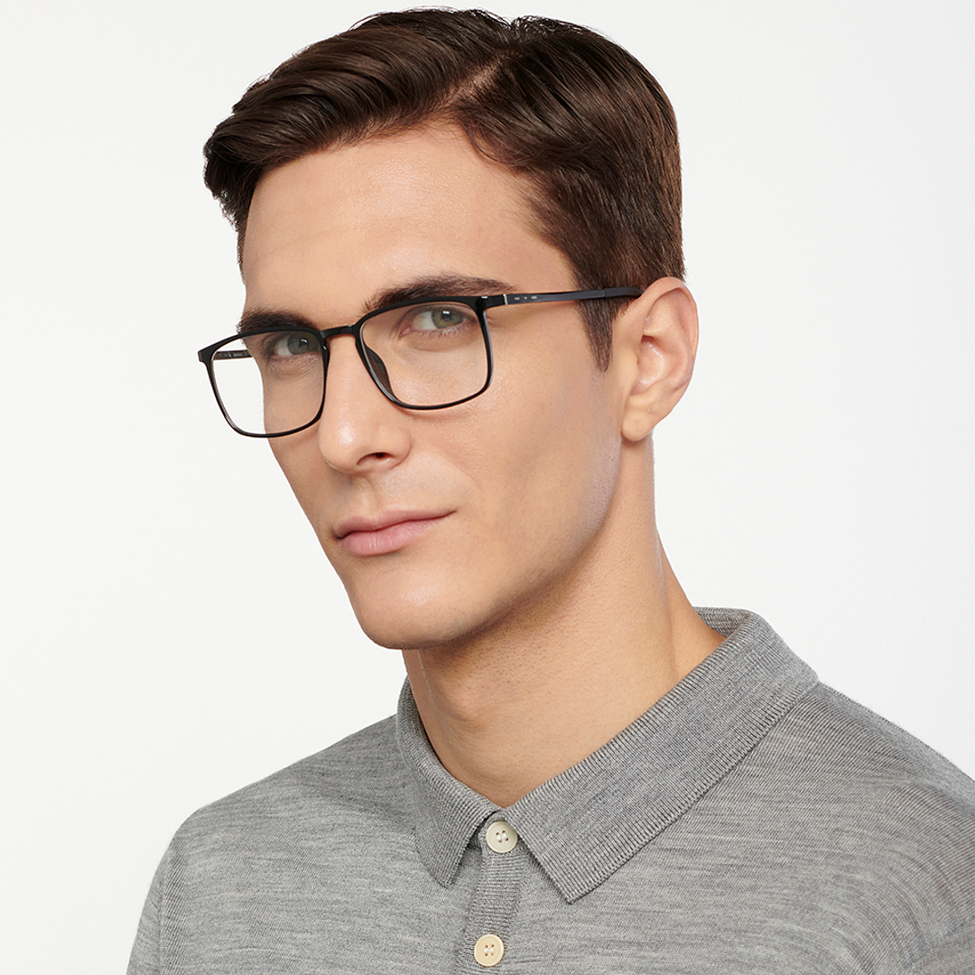 Lenskart Air Black Full Rim Square right side