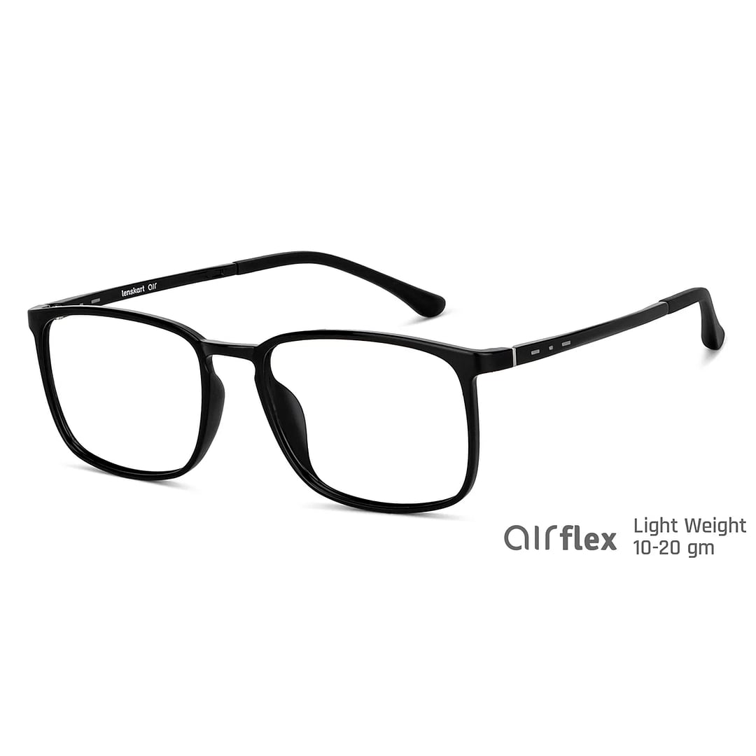 Lenskart Air Black Full Rim Square left side