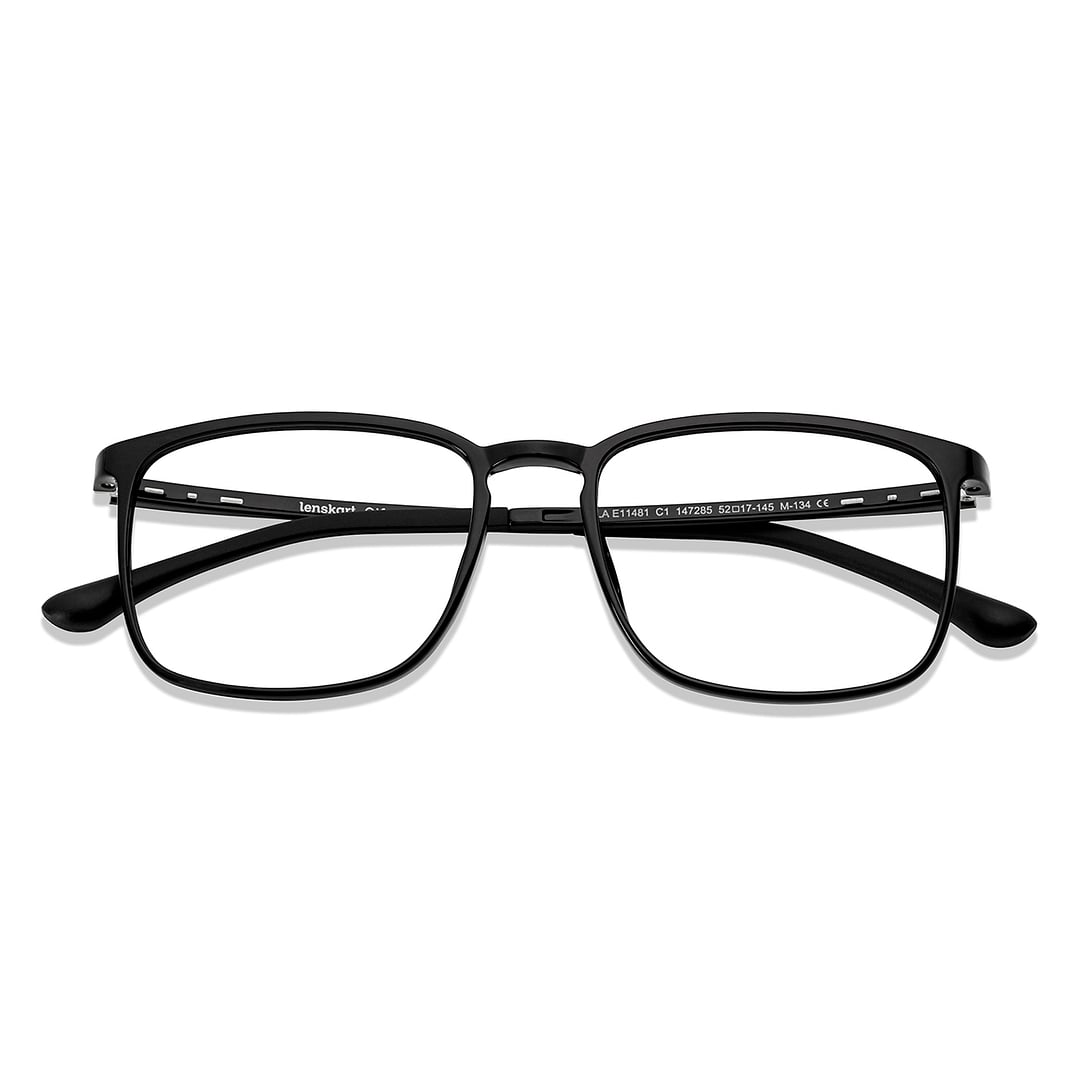 Lenskart Air Black Full Rim Square right side