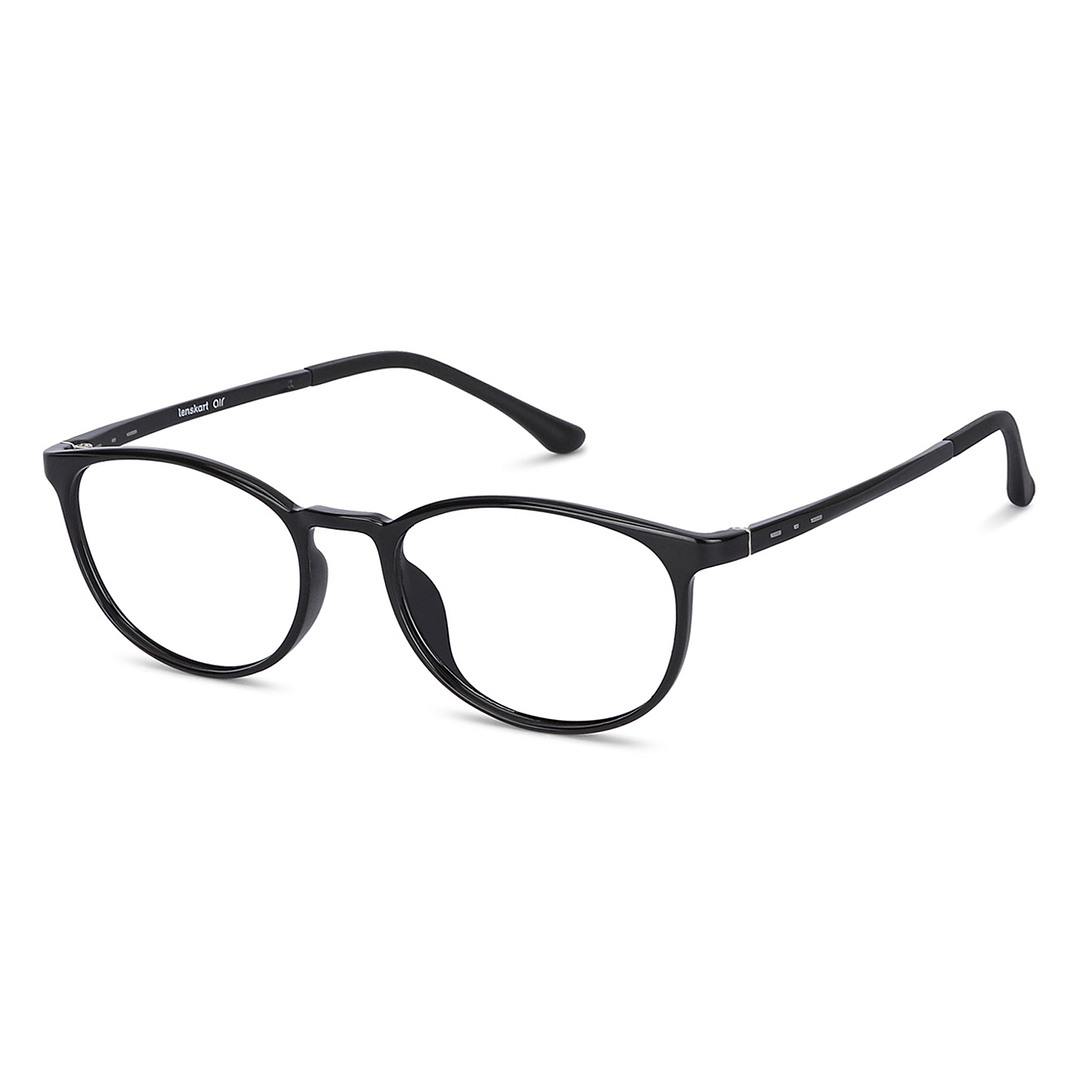 Lenskart Air Black Full Rim Round right side