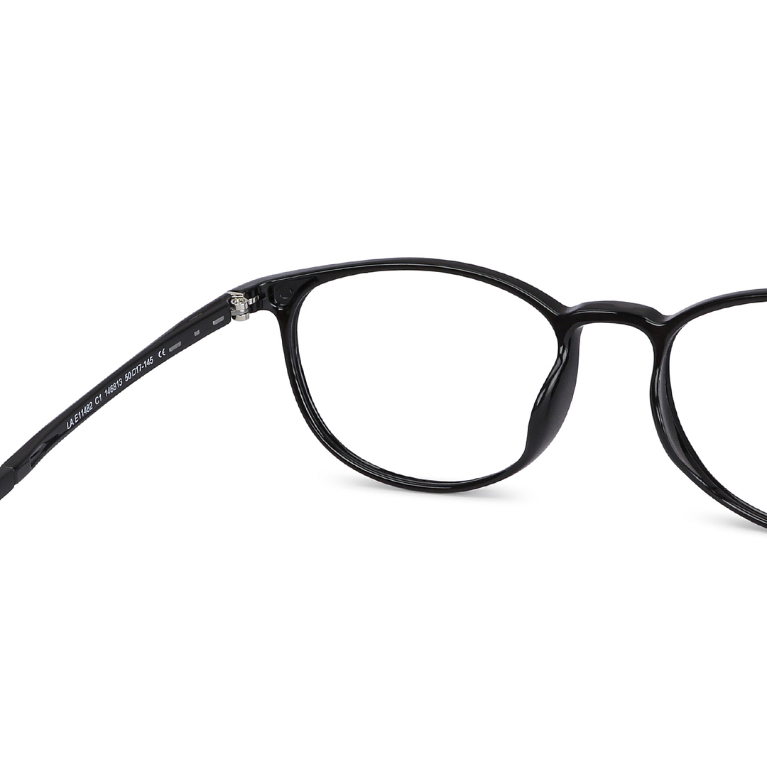 Lenskart Air Black Full Rim Round right side