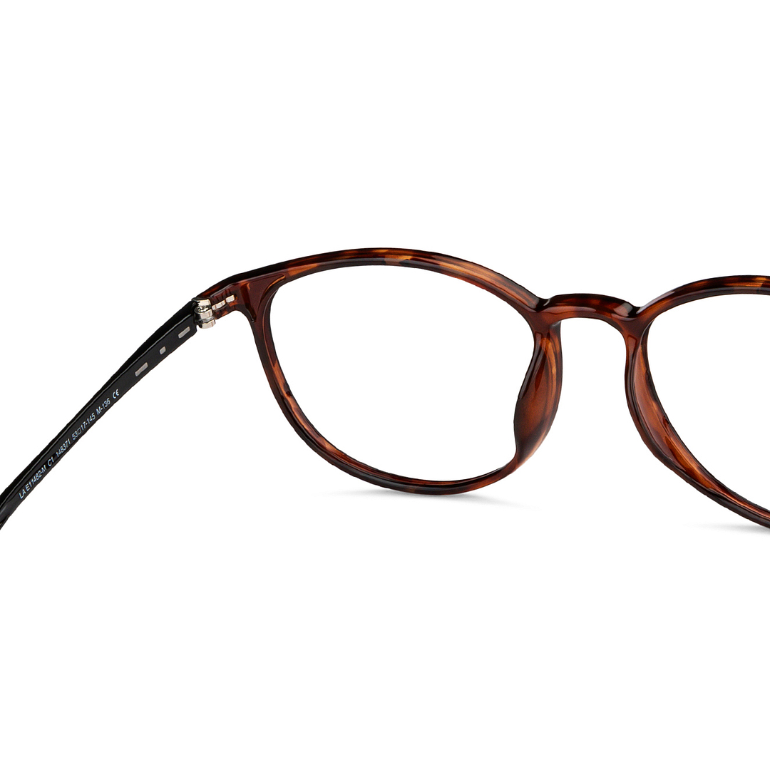 Lenskart Air Online Light Brown Full Rim Round right side