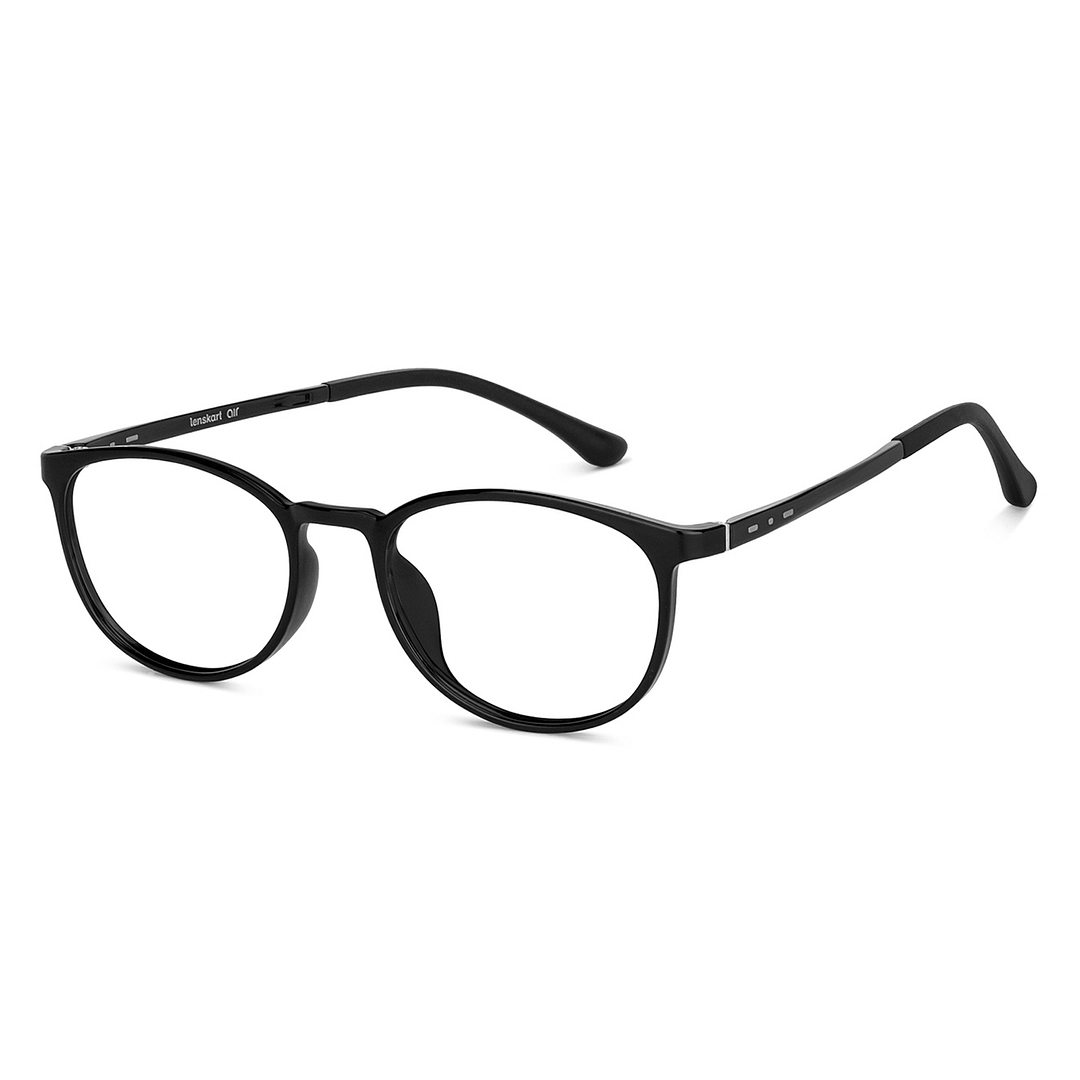Lenskart Air Black Full Rim Round right side