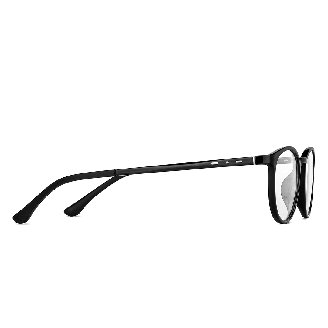 Lenskart Air Black Full Rim Round left side