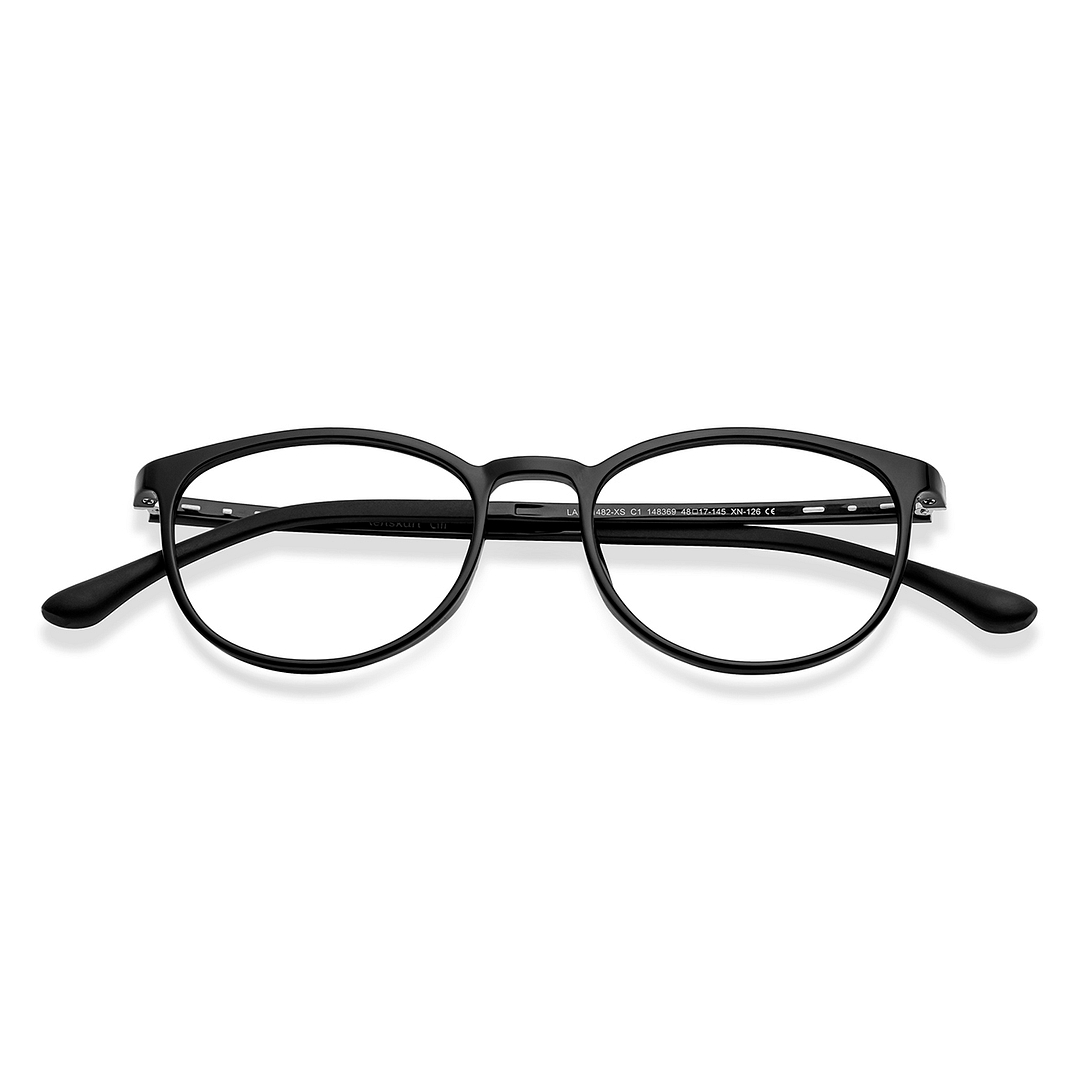 Lenskart Air Black Full Rim Round left side