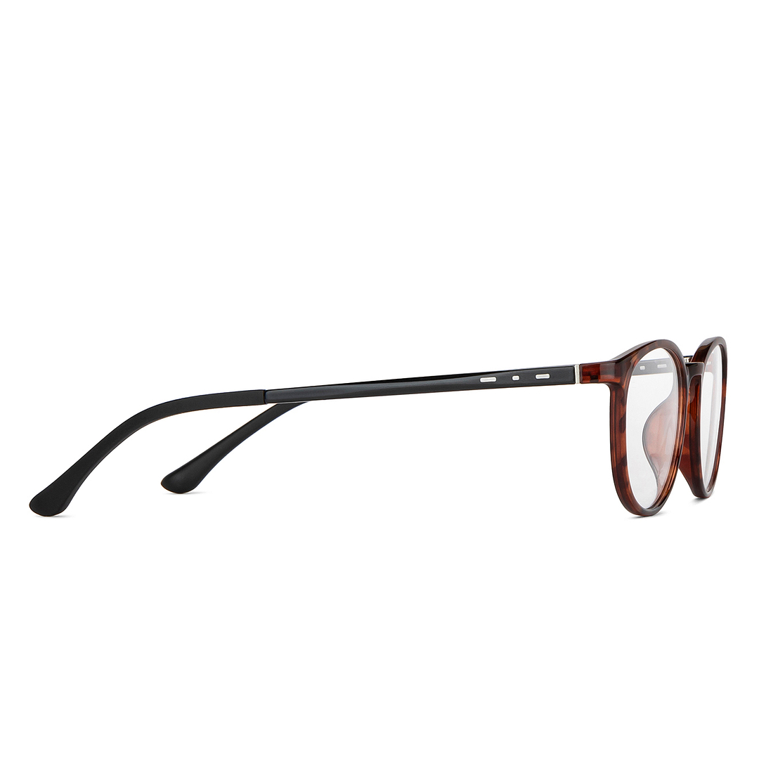 Lenskart Air Online Light Brown Full Rim Round left side