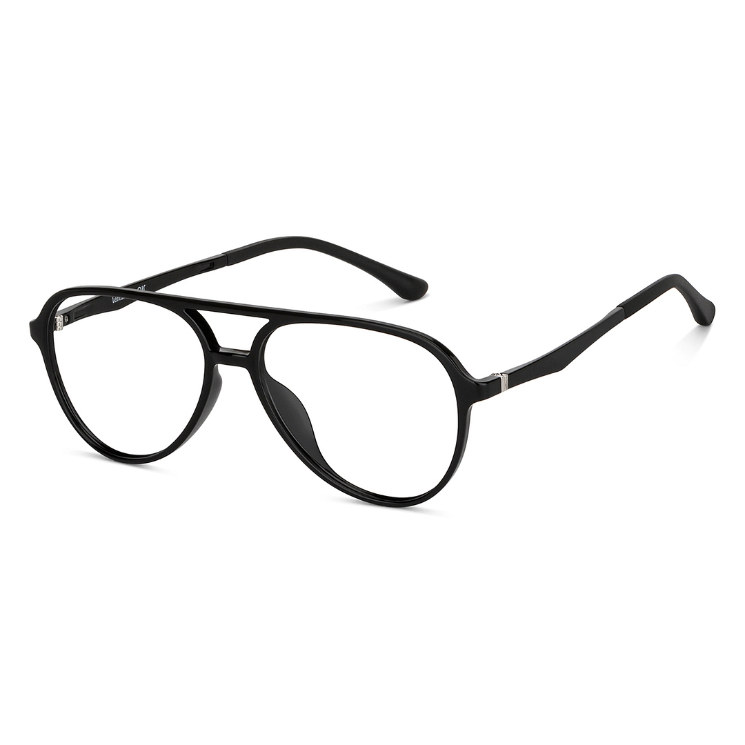 Lenskart Air Online Black Full Rim Aviator right side