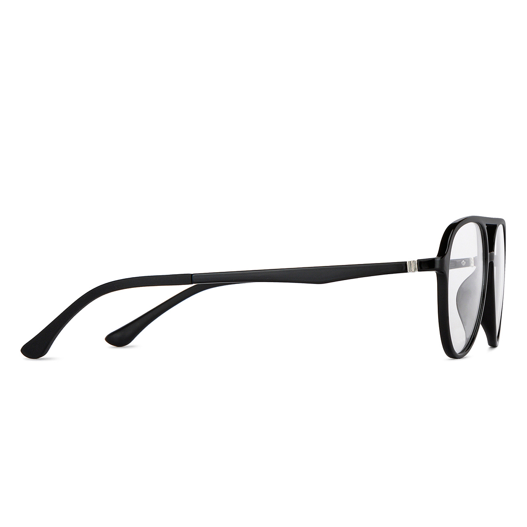 Lenskart Air Online Black Full Rim Aviator left side