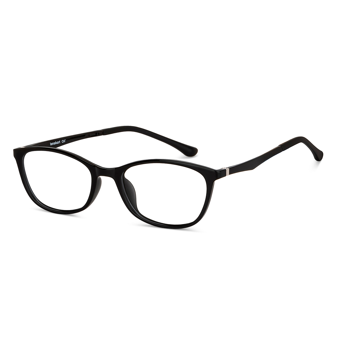 Lenskart Air Black Full Rim Cat Eye right side