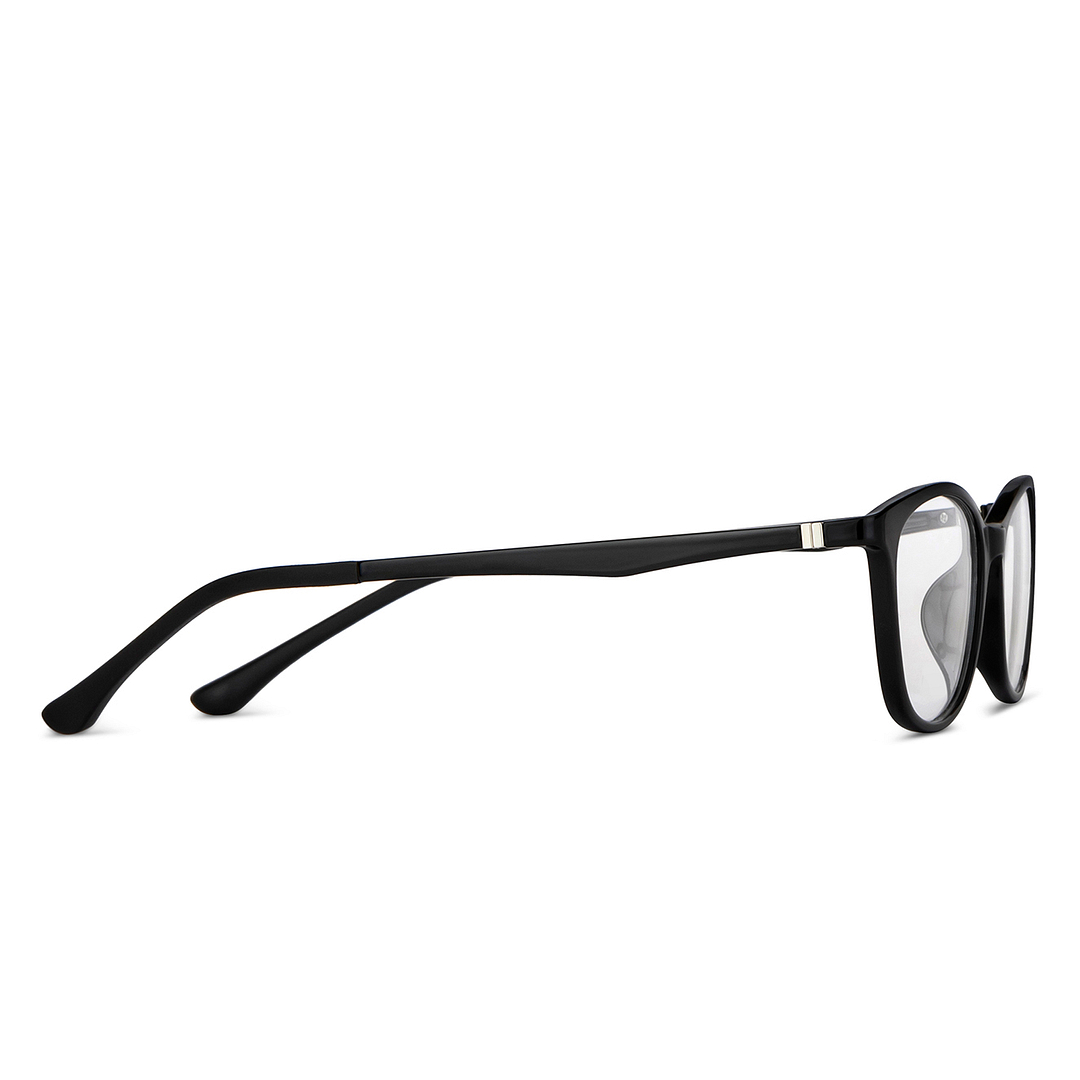 Lenskart Air Black Full Rim Cat Eye left side