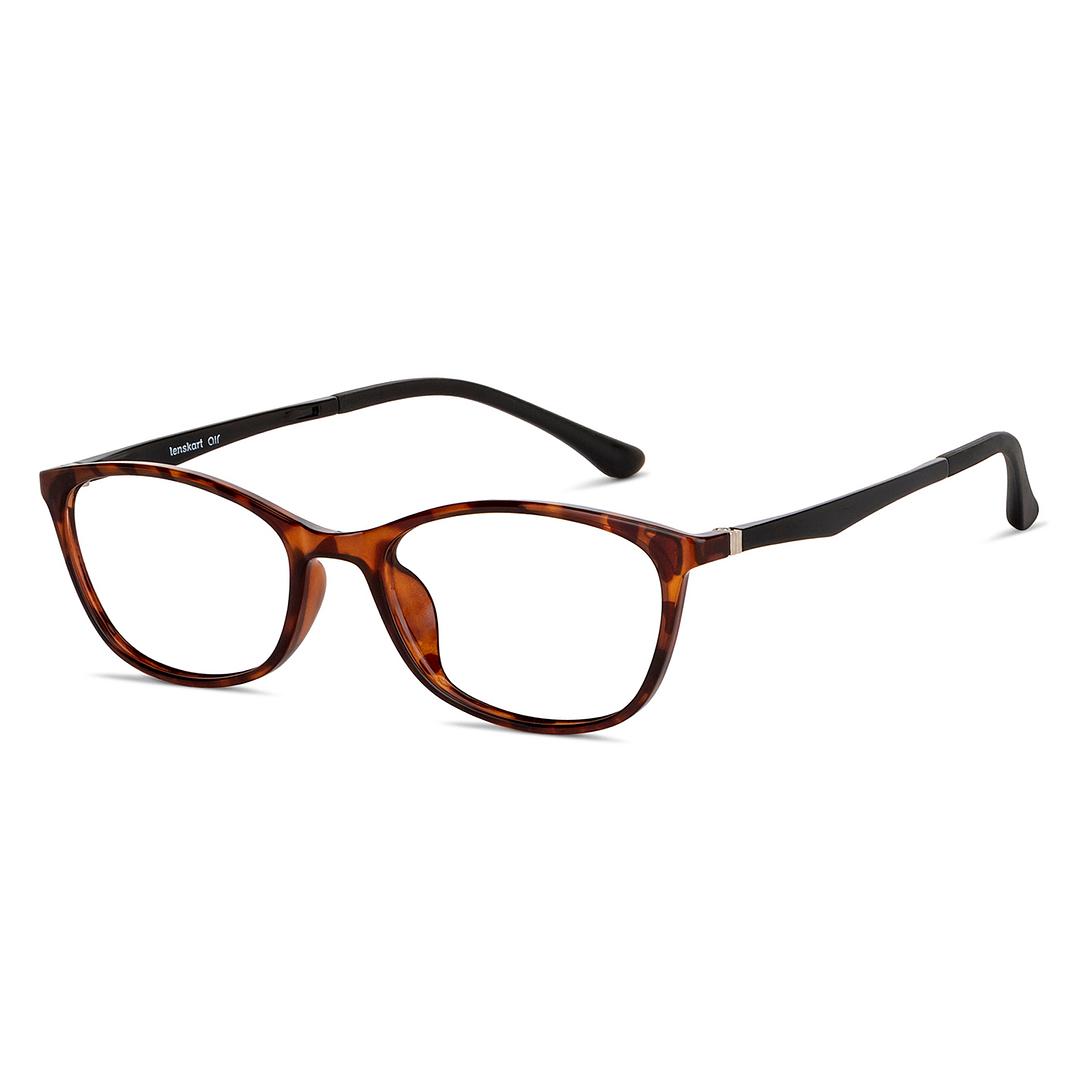 Lenskart Air Light Brown Full Rim Cat Eye right side