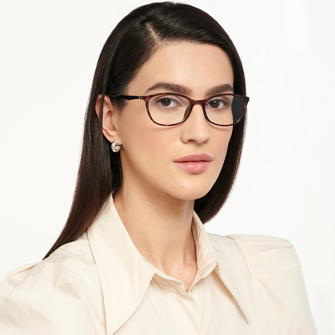 Lenskart Air Online Light Brown Full Rim Cat Eye right side