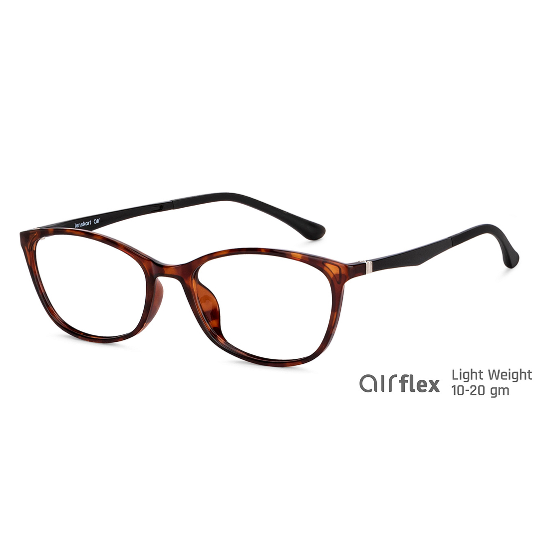 Lenskart Air Online Light Brown Full Rim Cat Eye right side