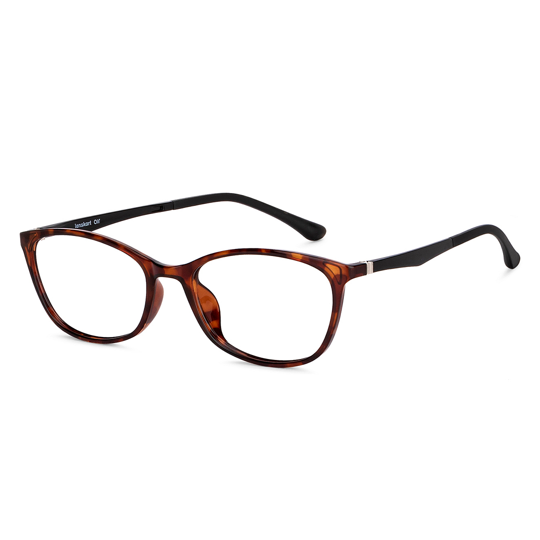 Lenskart Air Online Light Brown Full Rim Cat Eye right side