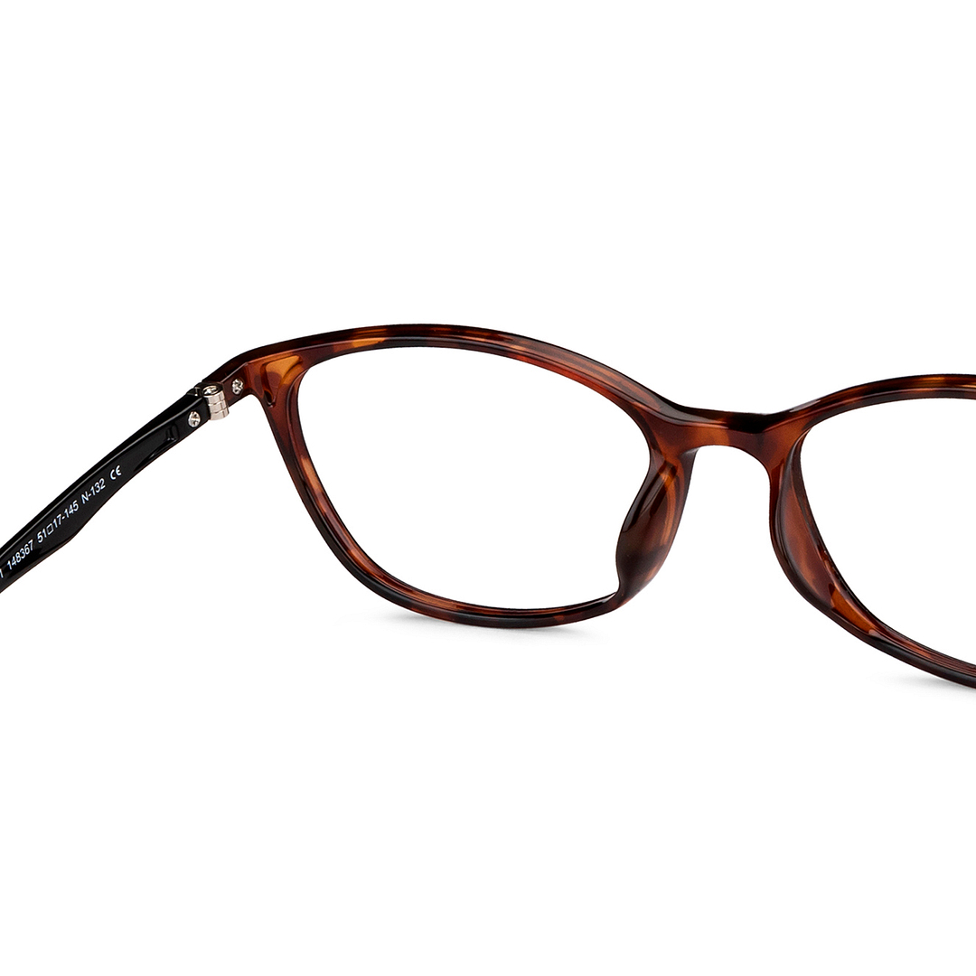 Lenskart Air Online Light Brown Full Rim Cat Eye right side