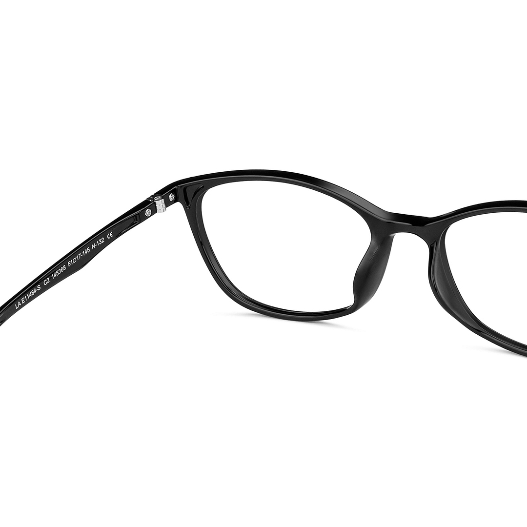 Lenskart Air Online Black Full Rim Cat Eye right side