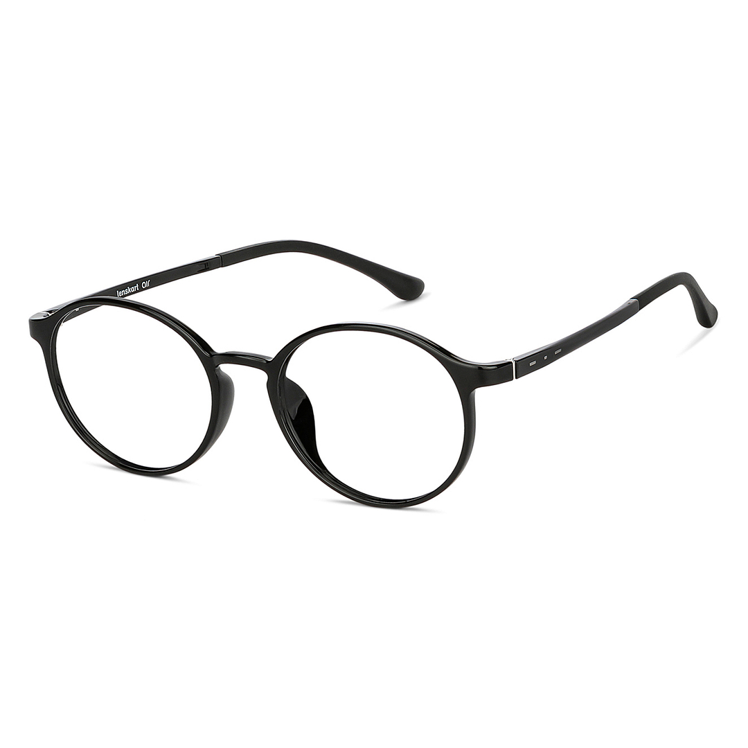 Lenskart Air Online Black Full Rim Round right side