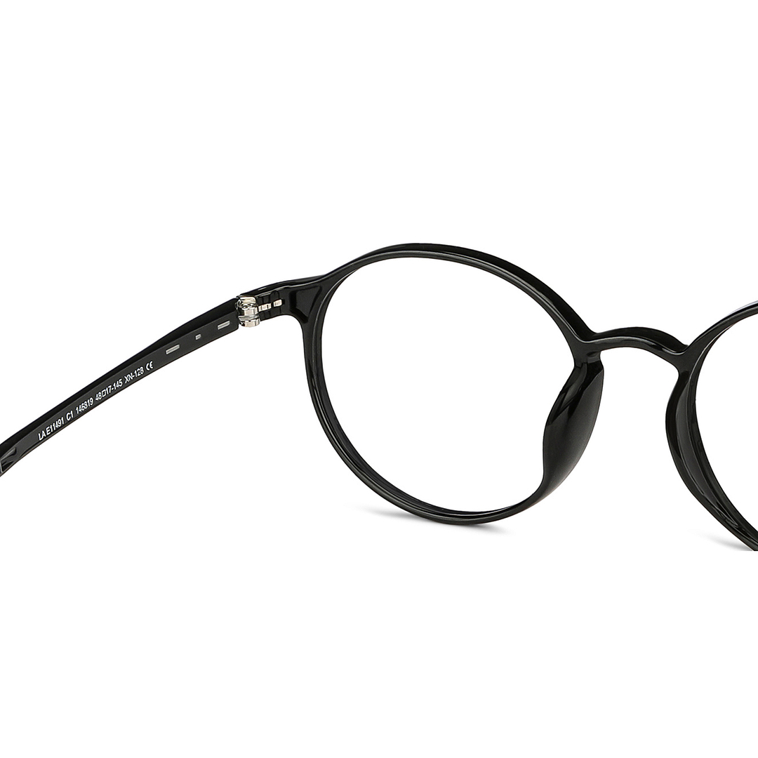Lenskart Air Online Black Full Rim Round right side