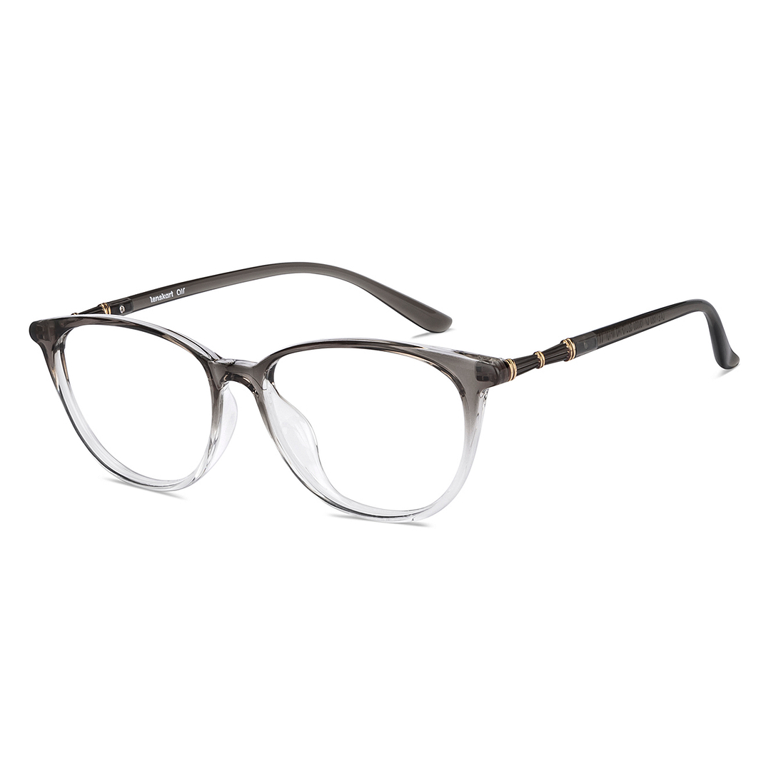 Lenskart Air Online Gray Transparent Full Rim Square right side