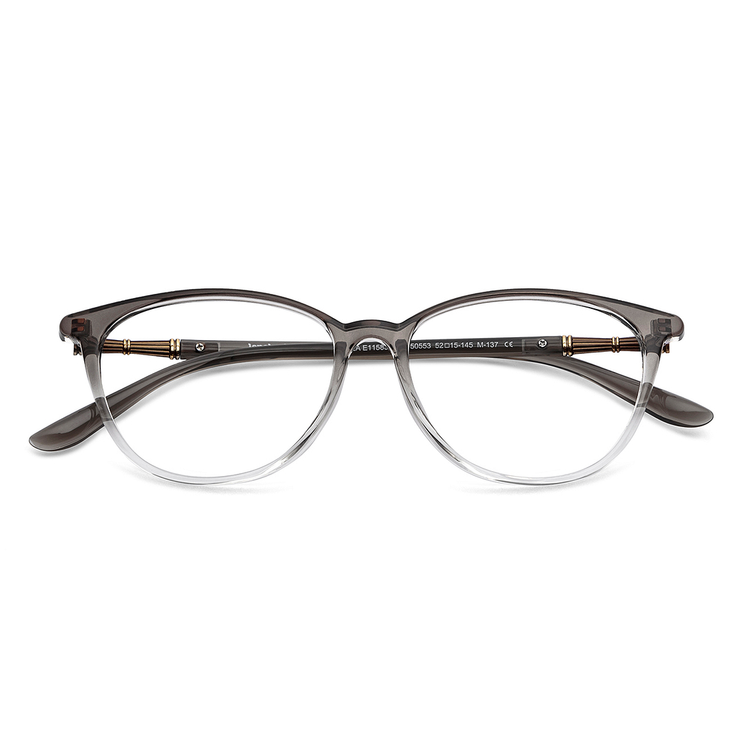 Lenskart Air Online Gray Transparent Full Rim Square left side