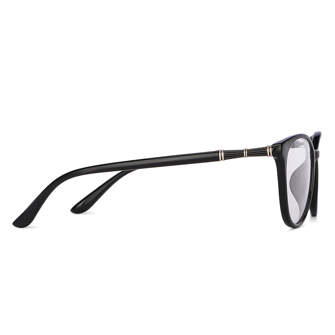 Lenskart Air Online Black Full Rim Cat Eye left side