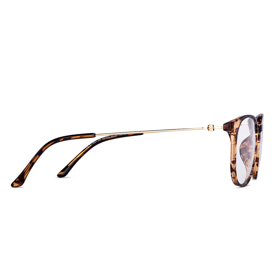 Lenskart Air Online Tortoise Full Rim Round left side