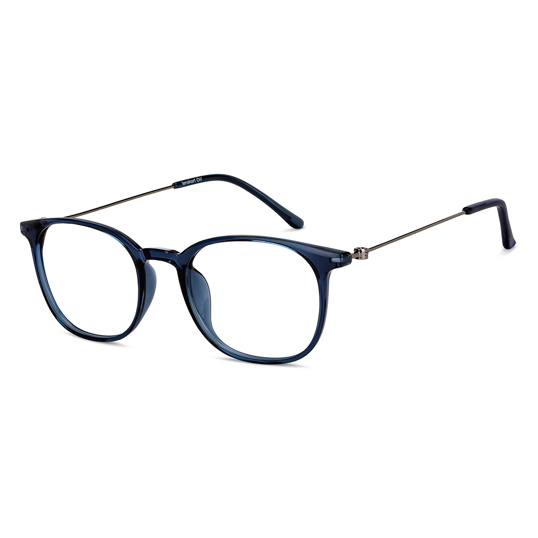 Lenskart Air Online Sky Blue Full Rim Round right side