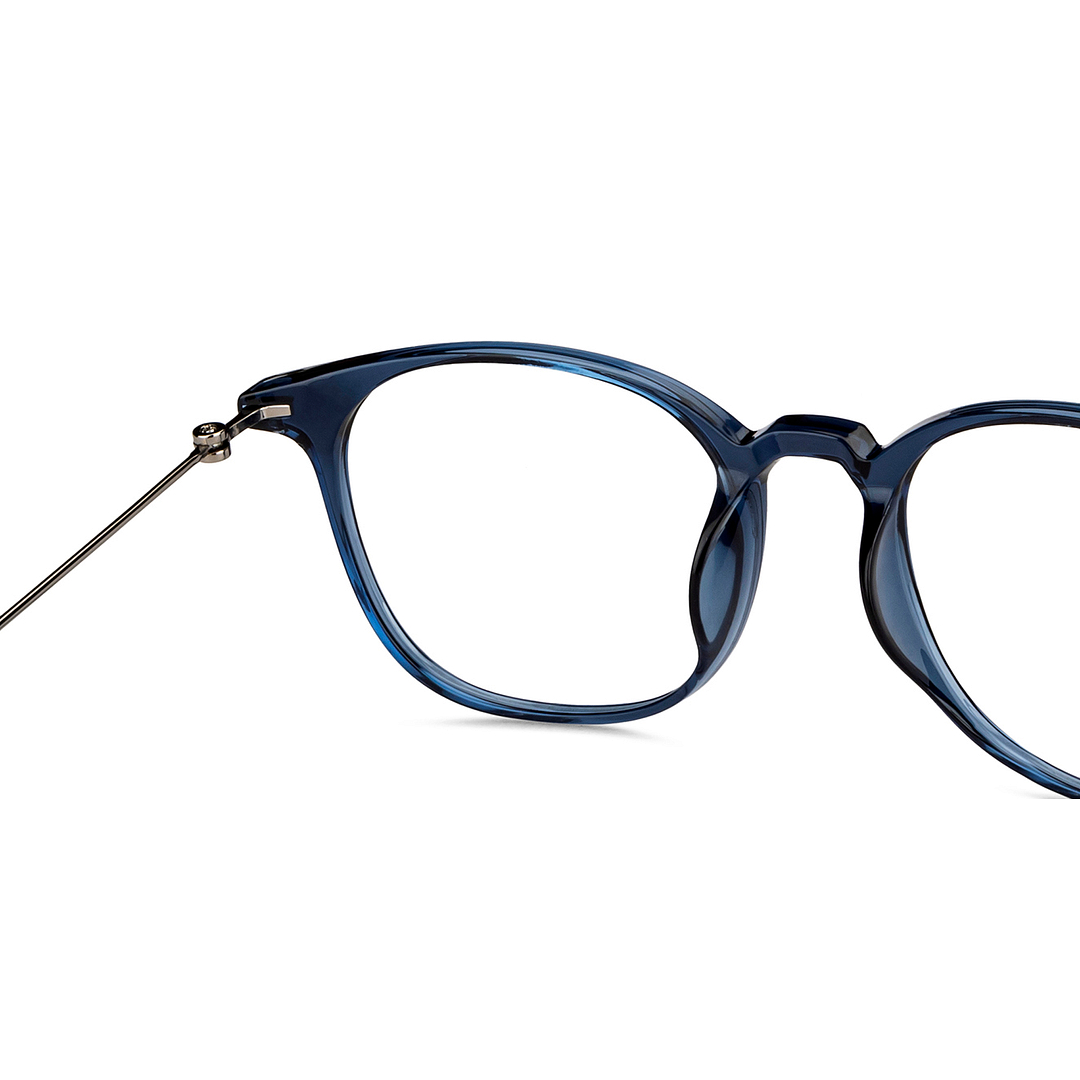 Lenskart Air Online Sky Blue Full Rim Round right side