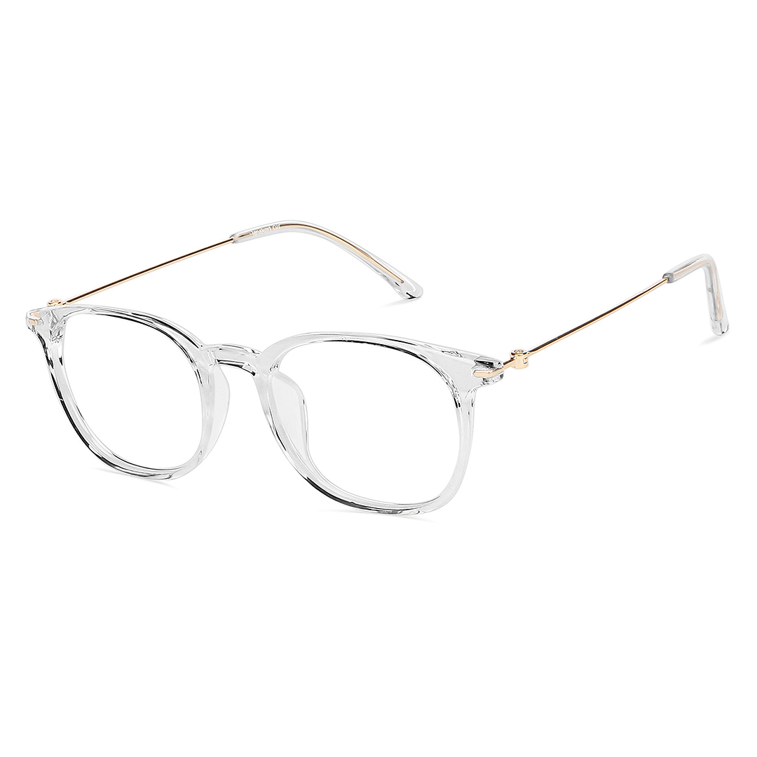 Lenskart Air Online Crystal Transparent Full Rim Round right side