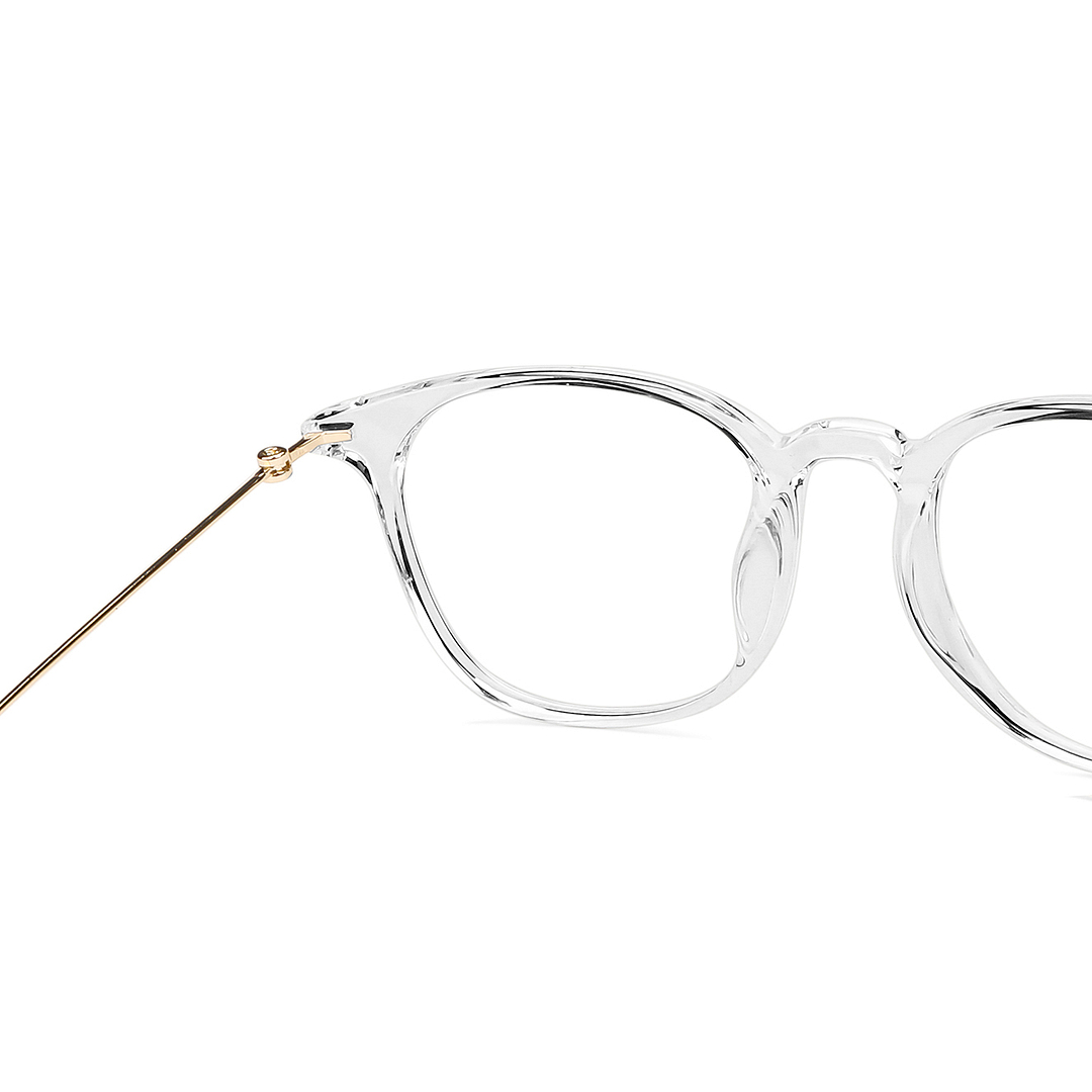 Lenskart Air Online Crystal Transparent Full Rim Round right side