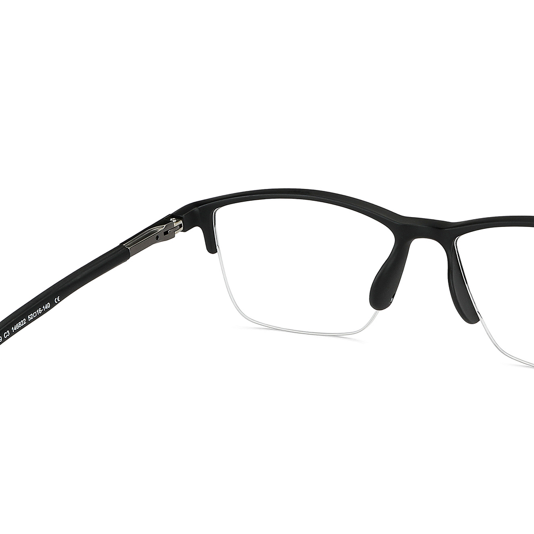Lenskart Air Online Black Half Rim Rectangle right side