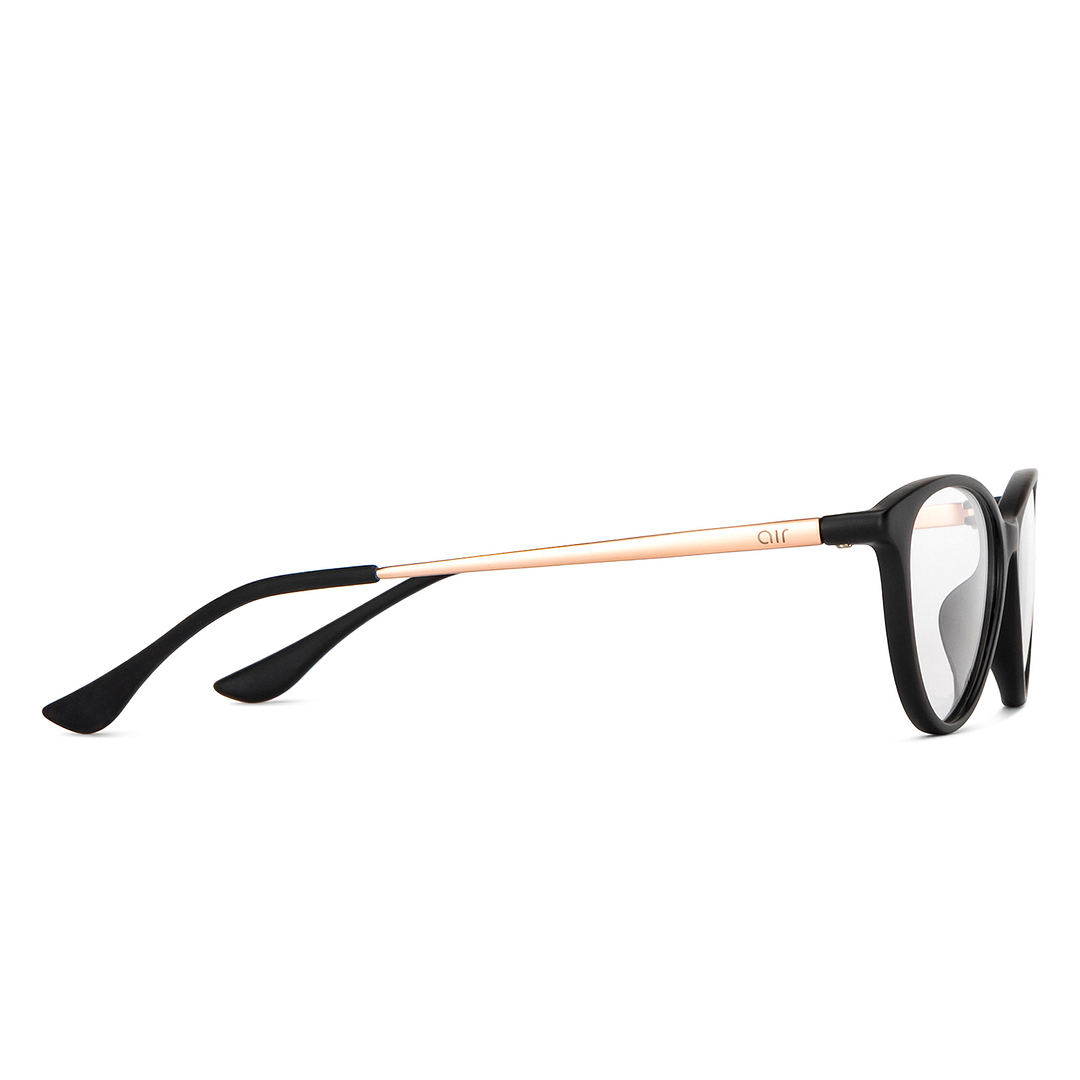 Lenskart Air Online Black Full Rim Cat Eye left side