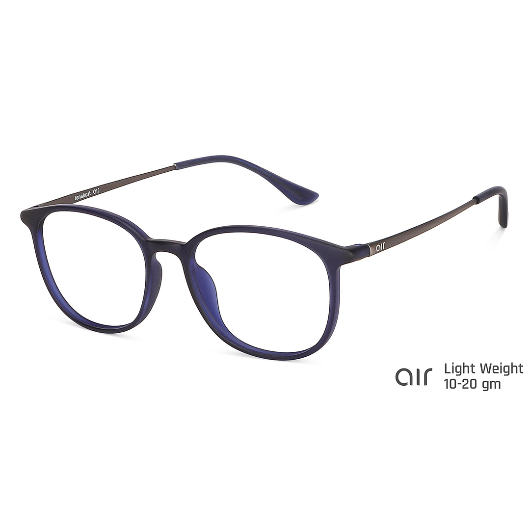 Lenskart Air Online Sky Blue Full Rim Square right side