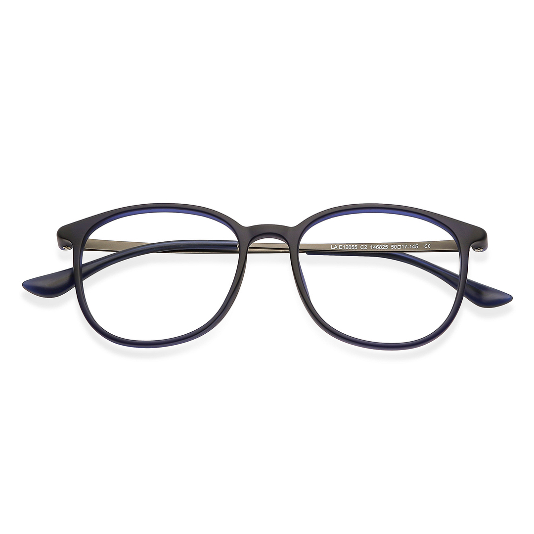 Lenskart Air Online Sky Blue Full Rim Square left side