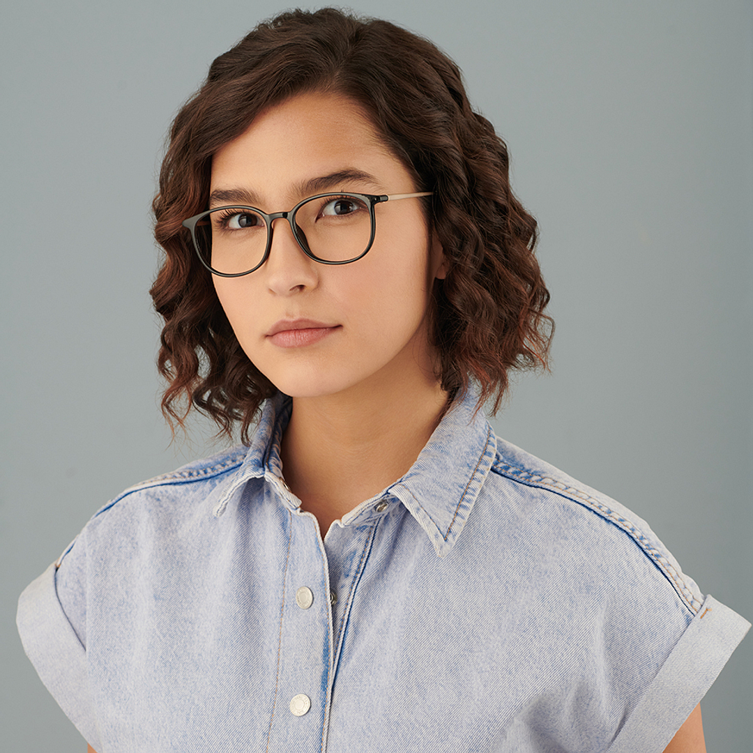 Lenskart Air Online Black Full Rim Square left side