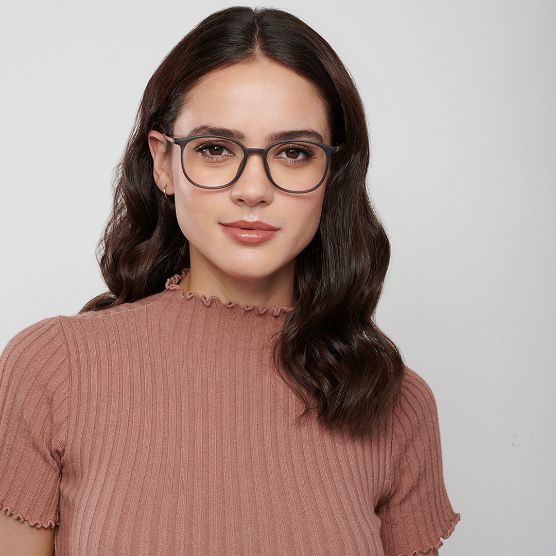 Lenskart Air Online Light Gray Full Rim Square left side